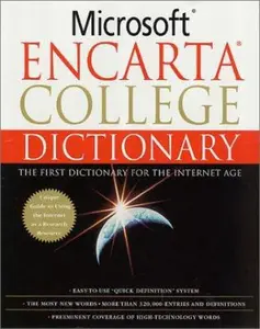 USED Book - Microsoft Encarta College Dictionary: The First Dictionary For The Internet Age (Hardcover) - english