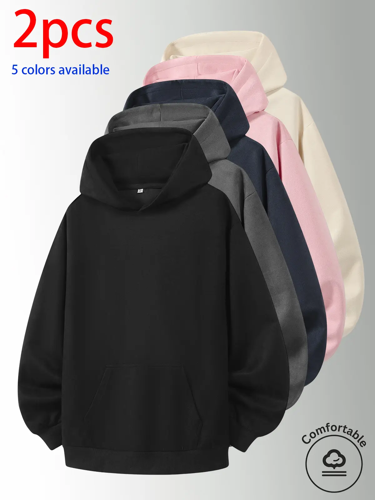 Men’s hooded sweatshirt, men’s sweatshirt, men’s suede cardigan long sleeve.Relaxed-fit long-sleeve pullover hoodie with a front kangaroo pocket and a minimalist, no-print design. Loose fit that helps conceal curves and creates a slimming silhouette. Avai