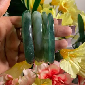 Emerald Marble Bracelet Set - Elegant Green Marble Design Bracelets for Stylish Wear