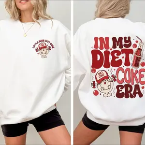 In My Diet Coke Era Two-Sided Graphic Sweatshirt, Social Club I Need A Diet Coke 2-Sided Pullover Hoodie for Men & Women