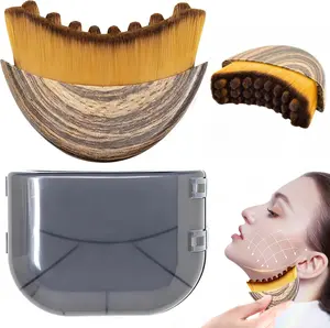 Upgrade Lymphatic Contour Face Brush Ergonomic Design for Facial Drainage Soft Durable Bristles Ideal for Sensitive Skin Multi Use Tool for Skincare Routine