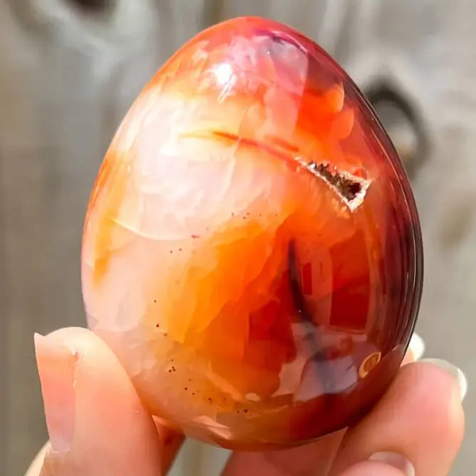 Carnelian Crystal Egg