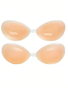 Ladies' Waterproof Thickened Silicone Breast Petals For Small Breast Lift Up & Push In, Special For Wedding Photography