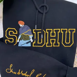 Sidhu Moosewala Signature Arm Sweatshirt - Hoodie Style, Ideal for Casual Wear - Men or Women Pullover Tops Menswear Unisex Cultural Stylish