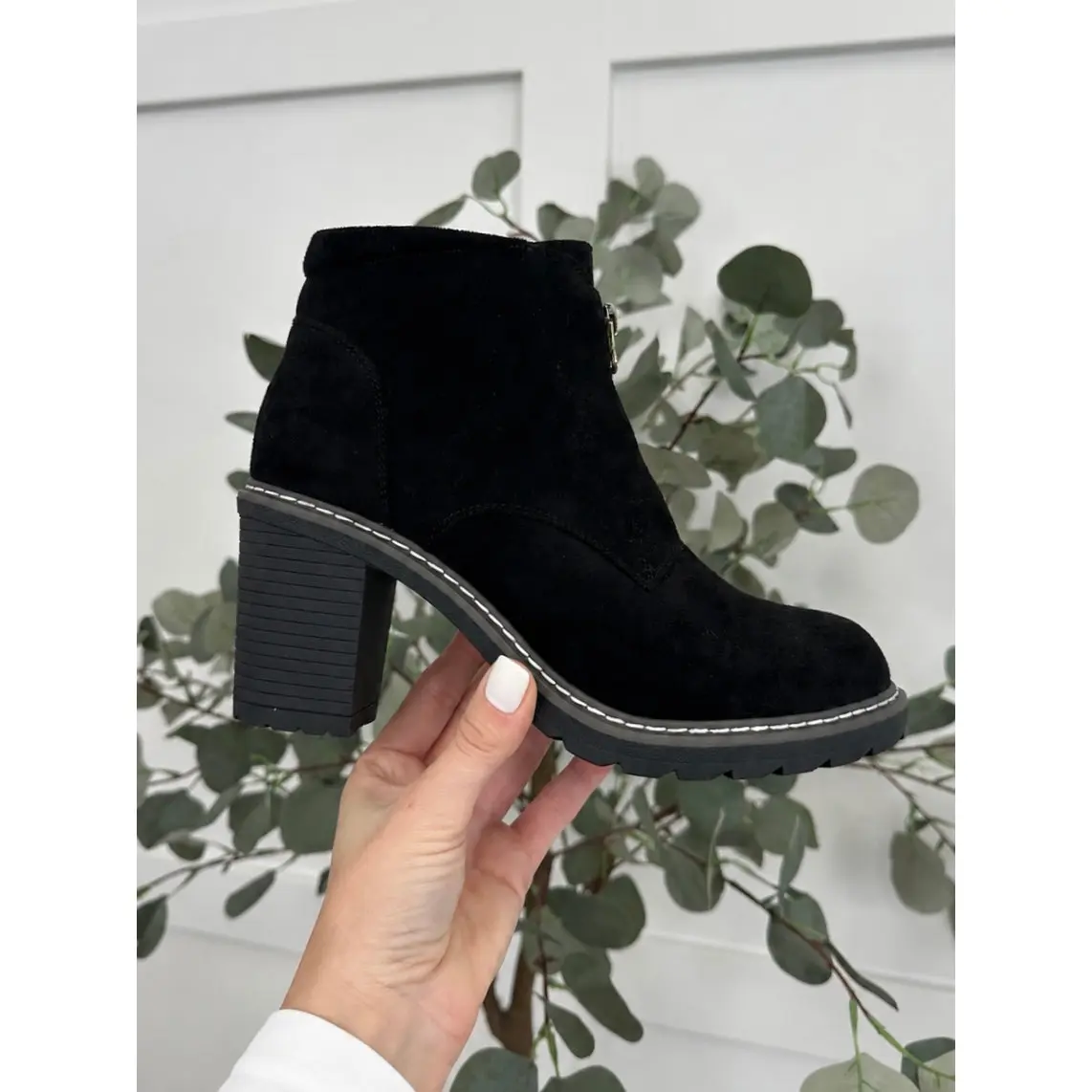 Midnight Zip Booties In Black Midnight Zip Booties In Black