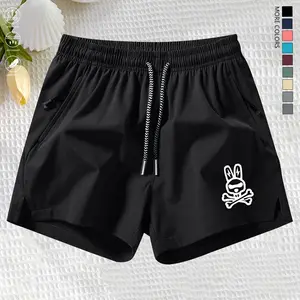 Men’s quick-dry athletic shorts — breathable summer sportswear with pockets, solid color casual style, suitable for running, golf, and training; men’s shorts, summer menswear. Summer vibe