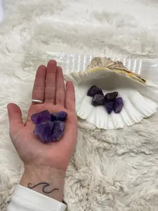 Half-Polished Rwanda Amethyst Tumbles