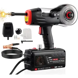 Handheld MIG Welder Machine 110V, 20-120A Flux Core Portable Welding Machine Portable Flux MIG Welding Machine Gasless MIG Welding Equipment
