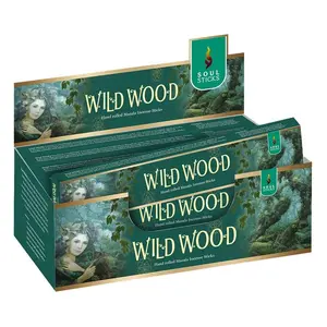 Wild Wood Hand-Rolled Masala Incense (15 g) — Box of ~12 Sticks
