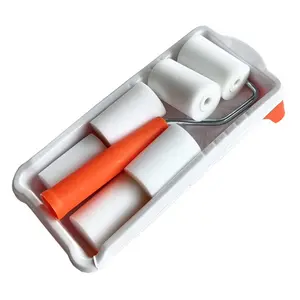 2inch Mini roller brush, equipped with a disposable tray, suitable for DIY painting and painting tools in home decoration art and craft projects