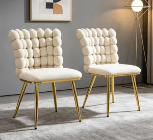 Tufted Swivel Chair, Premium Velvet Upholstered Accent Chair with Gold Metal Frame, Ergonomic Space-Saving Desk Chair for Modern Interiors