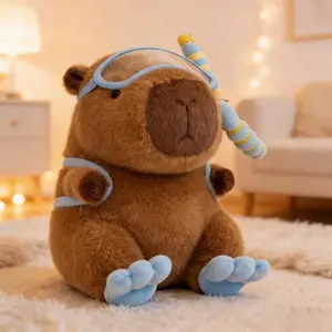 The Gift That Steals Hearts! A Charming, Sporty Capybara. Brings Warmth & Joy - The Cozy Christmas & Birthday Companion.