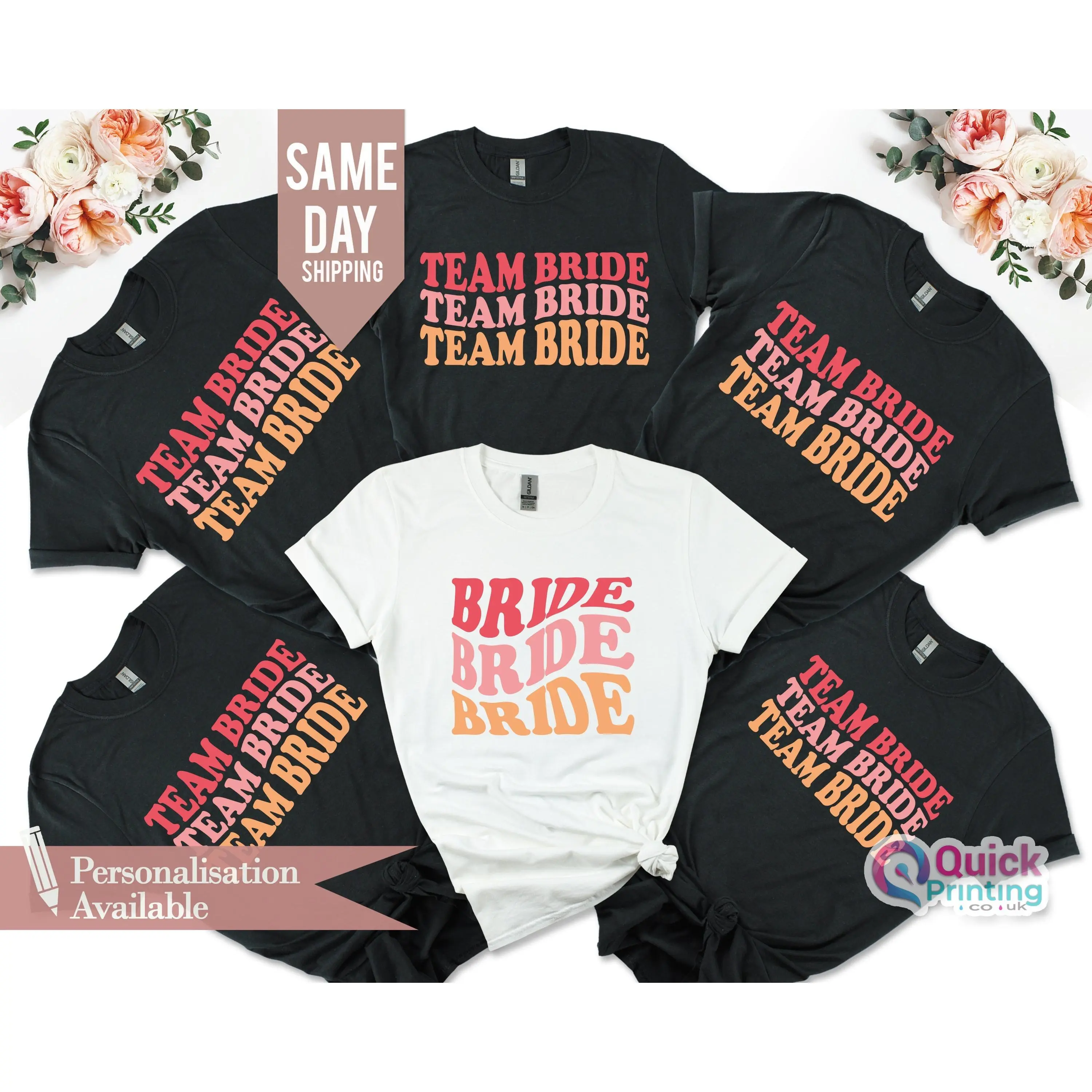 Bachelorette Party Shirts, Cute Bachelorette Party Shirts, Team Bride Shirt, Bride Shirts, Bride Squad Tees, Personalised Hen Party T Shirts Comfortable cotton Sweathshirt And Hoodie For Mens And Ladies J