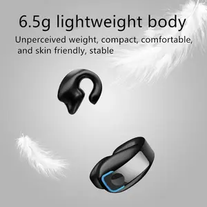 Earphone Clip  Bluetooth Headphone Bone Conduction Headset High Quality TWS Auriculares Sport Noise Canceling With Mic audio device stereo wireless earbuds