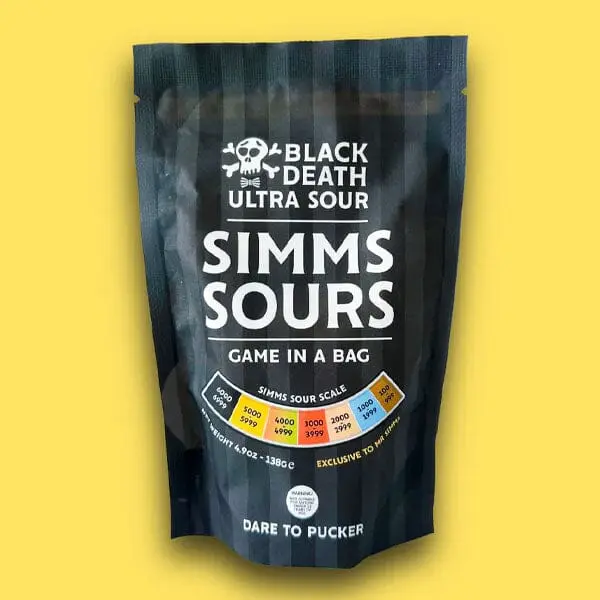 Mr. Simms Sweet Shoppe: Simms Sour Scale Game in a Bag (138g) Imported From England Mr. Simms Sweet Shoppe: Simms Sour Scale Game in a Bag (138g) Imported From England