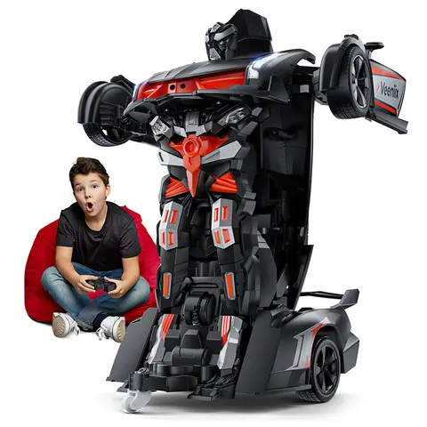 Veeniix V992 2-in-1 Deformable RC Car Robot, 1:14 Scale, Gesture Sensing, Automatic Transformation, Sound & Light Effects, Toys for Boys, Christmas Gifts for Kids, Cars Kids Video Games Toy,techvibes
