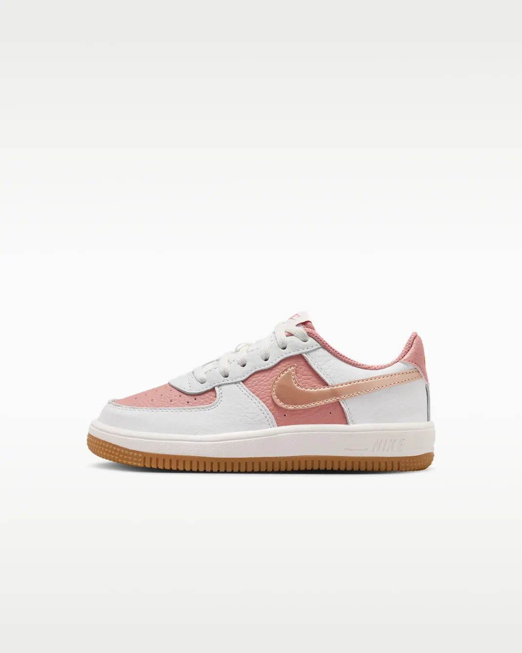 Nike Force 1 Low Unisex Basketball Shoes, Low Profile, 'Rust Pink Bronze'