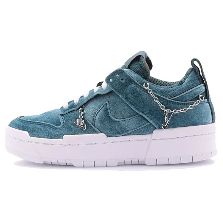 Nike Dunk Low Disrupt Lucky Charms Ash Green Durable Non-slip Skate Shoes Women's DO5219-010