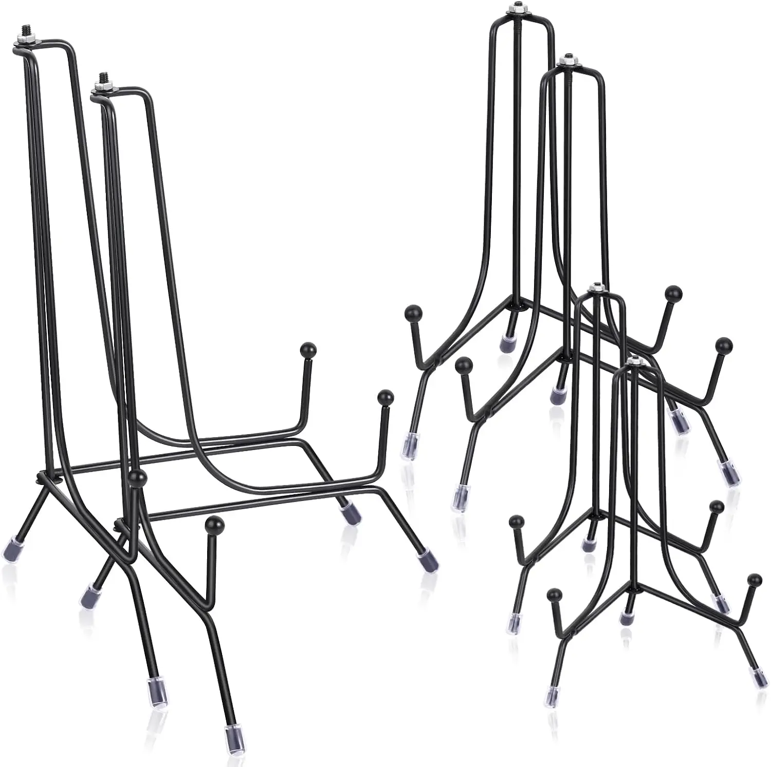 6-Pack Plate Stands for Display, 4/6/8 Inch Decorative  Plate Holders,  Frame, Book, Card, , Picture Display Stands