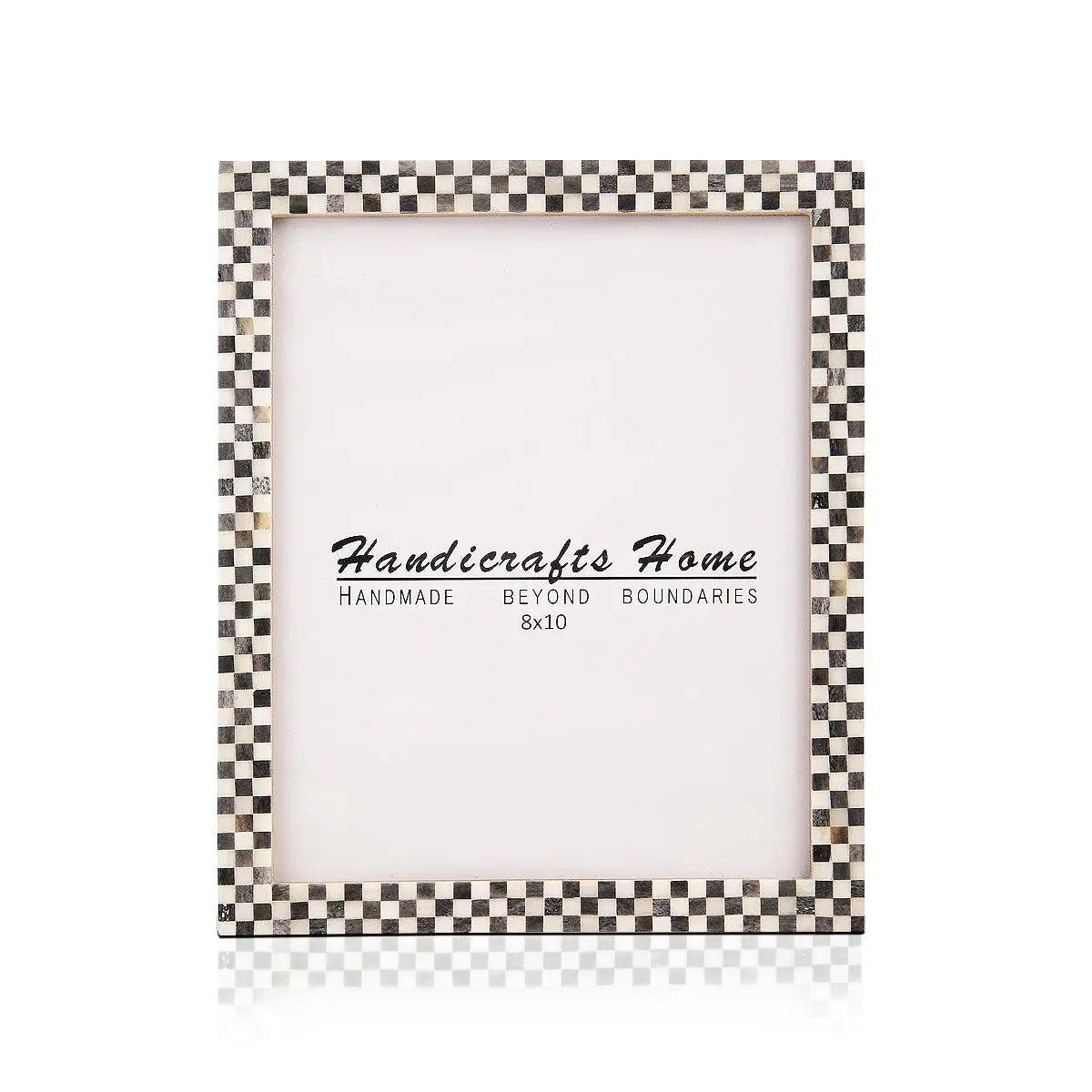 Picture Frame Checked Grey 8x10 inch
