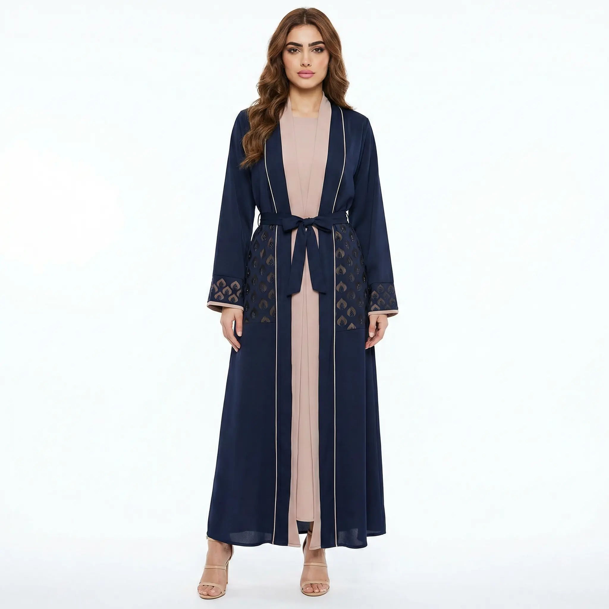 Lamya Abaya - Embrodiered Women's Abaya - Ceremonial Arabic Eid Dress - Perfect for Ramadan, Gifts for Her, Eid
