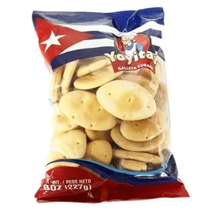 Yoyita's Cuban Crackers 8 oz Biscuit Snack - Galleta Cubana Baked Cookie - Perfect for Snacking