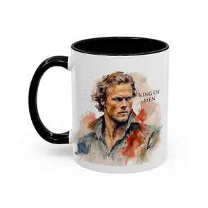 King Of Men Jamie Fraser Coffee Mug, Gift For Fans, Outlander Series - scs17662  Ceramic Classic Drinkware Stylish