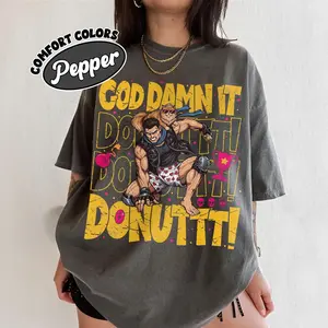 Comfort Colors  Dungeon Crawler Carl God Damn It Donut Tshirt