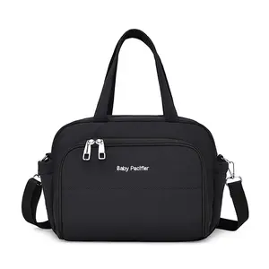 New Simple Large Capacity Shoulder Crossbody Baby Bag, Breast Milk Bottle Diaper Storage, Waterproof Travel Mom Backpack