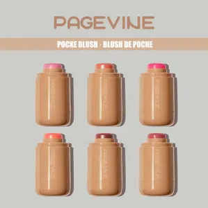 Pocket Blush Stick Six-color Lip and Cheek Highlighter Stick