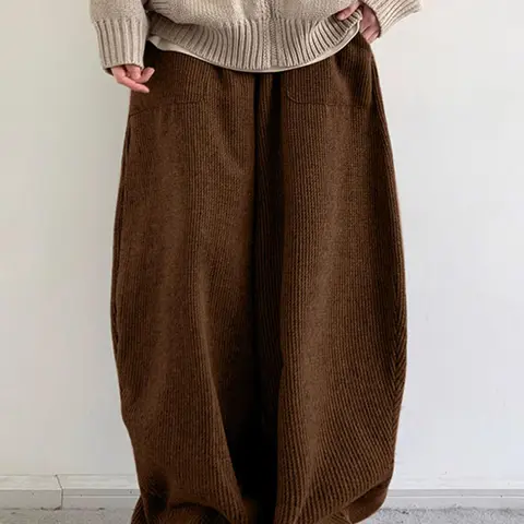 Men's Solid Color Drawstring Waist Corduroy Pants, Casual Elastic Waist, Drawstring Waisted, Casual Lounge Pants, Casual Loungewear Pants, High Stretch Loose Casual Comfy Pocket Wide Leg Trousers for Daily Wear, Men's Bottoms for All Seasons