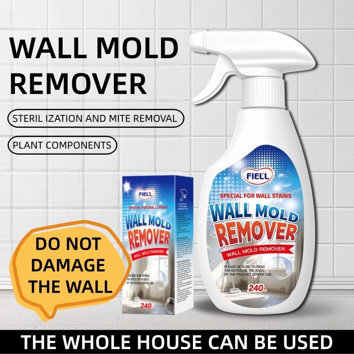 Wall Mold Remover 240ml Liquid Spray for Fast Effective Mold Removal Prevents Regrowth Special Formula Household Cleaner Sterilization and Mite Removal