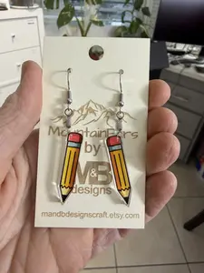 Pencil Earrings