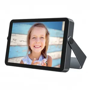 10 inch Wi-Fi Rechargeable Digital Photo Frame RWF-109, Carbon Black with 32GB Internal Memory and Touch Screen IPS Display