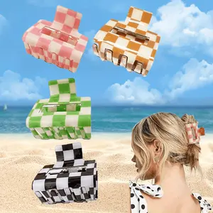 [Thin Hair Claw Clips Accessories] 4 Pack Y2K Claw Clips for Thin Hair, Hair Accessories for Women and Y2K Tops
