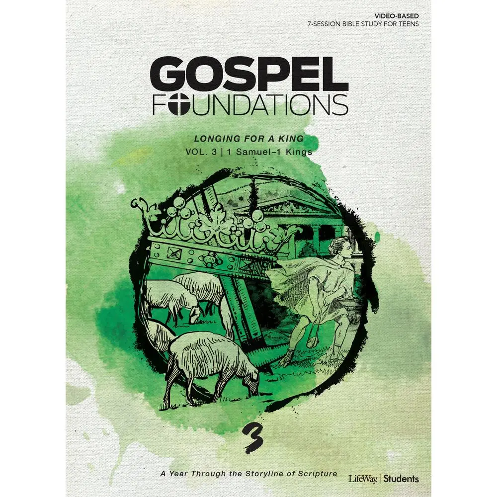 USED Book - Gospel Foundations for Students: Volume 3 - Longing for a King: A Year Through the Storyline of Scripture Volume 3 by Lifeway Students (Paperback) - english