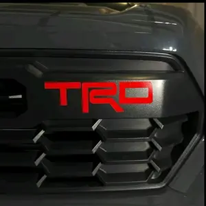Custom TOYOTA TRD Logo Stiker Reflective - Customizable Design, High-Quality Finish, Reflective Surface, Compatible with Various Products, 100% Vinyl