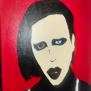 Marilyn Manson Painting - Handcrafted Artwork