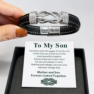 To My Son Infinity Love Bracelet