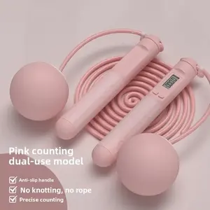 Smart Wireless Jump Rope with 2026 Counter, Adjustable Digital Timer, LCD Display and Sturdy Handles for Fitness Workouts