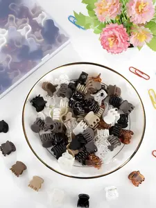 1.5cm Mini Hair Clip for Kids, Cute Princess Style Barrette, Sweet and Adorable Hair Accessory, Perfect for Braiding