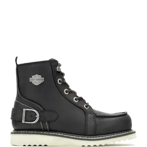 Harley-Davidson Jaynes 5" Lace D84797 Womens Black Leather Motorcycle Boots