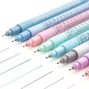 Pens No Bleed Through, 8 Colors 0.38mm Fine Point Pen Set, Colored Fine Tip Pens for Journaling, Scrapbook, Planner, Coloring,  Study  to School Office Supplies