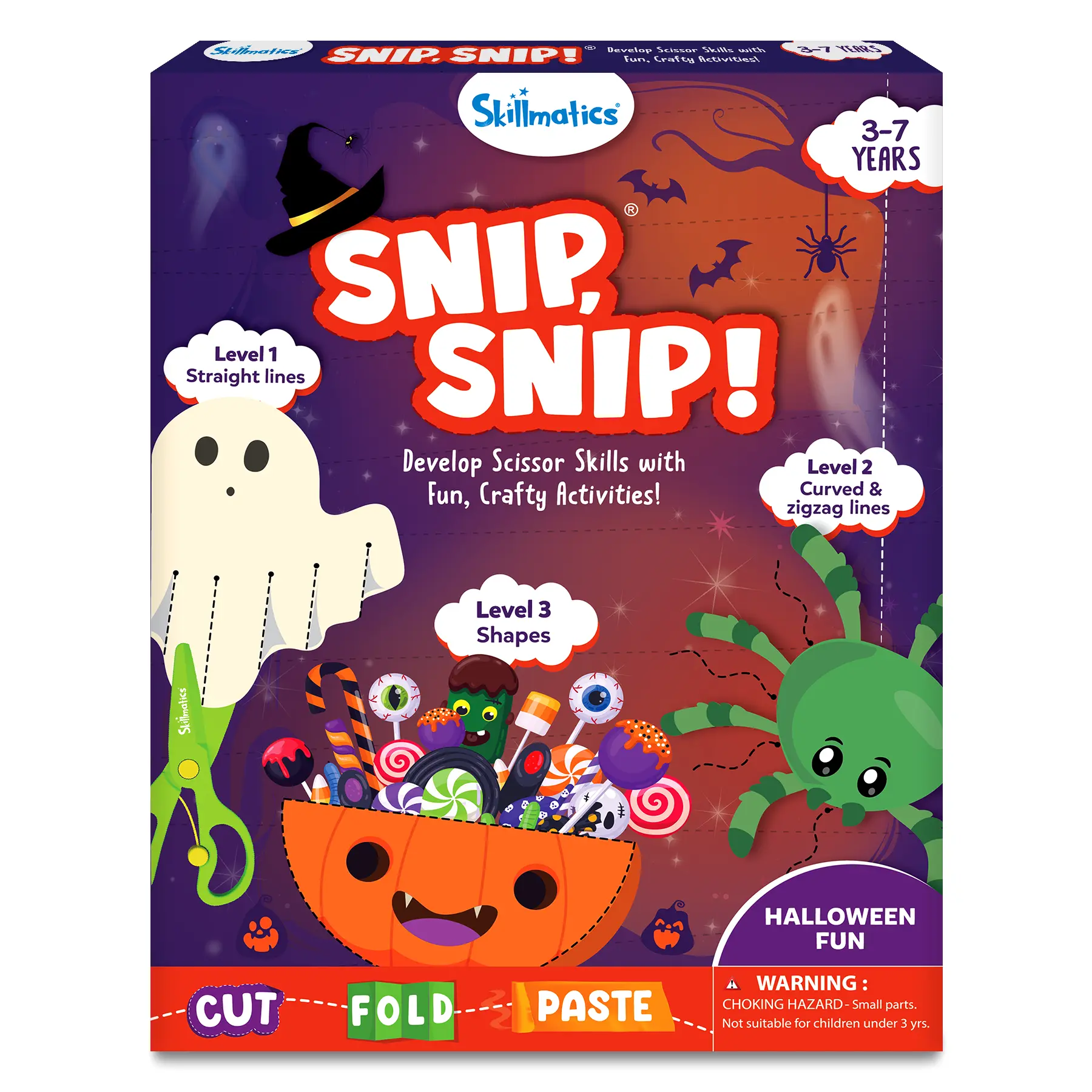 Skillmatics Snip, Snip - Art & Craft Activity, Practice Scissor Skills, Craft Kits, Gifts for Toddlers, Girls & Boys Ages 3 to 7 paper crafts Skillmatics Snip, Snip - Art & Craft Activity, Practice Scissor Skills, Craft Kits, Gifts for Toddlers, Girls & Boys Ages 3 to 7 paper crafts