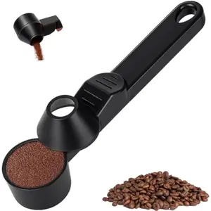 Coffee Scoop & Funnel for Reusable K Cup Refillable Coffee Pods, 2 Tablespoon Slide Coffee Measuring Funnel Scooper,1PCS