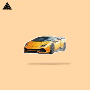 Lamborghini Huracan Sticker || vinyl sticker, water bottle sticker, tumbler stickers, laptop decals, waterproof sticker, car stickers stickers