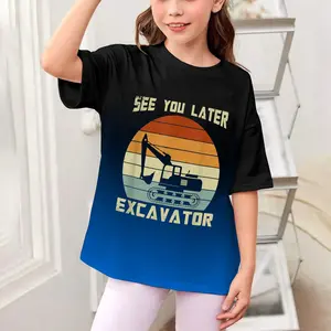 Retro See You Later Excavator T-Shirt