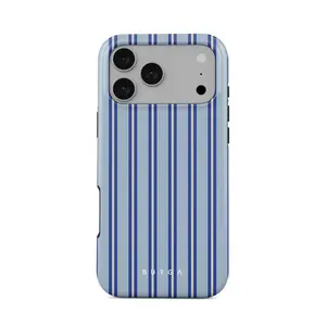BURGA Tough Phone Cases - Lowkey Edition | for iPhone 17 16 15 14 13 12 11 Series | Stripes Phone Case | Trendy 2026 Phone Case | Shockproof Protection | Gift for Her