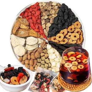 Kidney tea formula Ginseng Treasure Tea Eight Treasure Tea Combination Scented Tea RedDate Wolfberry Tea Men's Tea Health Tea Mulberry Herbal Formula Health Tea 30 bags