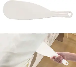 Bed Sheet Tucker Tool, Bed Maker Tool, Bed Tucker Tool to Help Protect Your Hand, Arthritis-Friendly Easy Bed Making Tool Mattress Lifter Wedge for Changing Sheets (White)